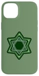 iPhone 14 Plus Green Star of David for Hanukkah | Am Yisrael Chai Case