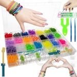 Loom Bands Kit - 4400st i 22 färger multifärg