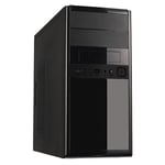 CiT 1016 Gloss Black Micro ATX Case w/ 500W PSU