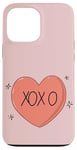 Coque pour iPhone 13 Pro Max T-shirt XOXO-Design (édition minimaliste)