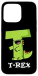 Coque pour iPhone 15 Pro Max Jeu de mots alphabet amusant T-Rex