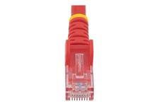 StarTech.com 50cm CAT6 Ethernet Cable, 10 Gigabit Snagless RJ45 650MHz 100W PoE Patch Cord, CAT 6 10GbE UTP Network Cable w/Strain Relief, Red, Fluke Tested/Wiring is UL Certified/TIA - Category 6 - 24AWG (N6PATC50CMRD) - netværkskabel - 50 cm - rød