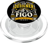 Un Designer Figo - Idee Regalo Per Graphic Designer PopSockets PopGrip pour MagSafe