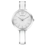 Swarovski Crystalline Delight Watch, Metal Bracelet, White, Stainless Steel