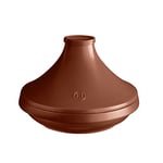 Emile Henry EH149567 Tajine en céramique 2L Delight, compatible induction, diam 26 cm, 4 à 6 pers, couleur Sienne