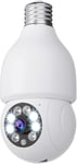 InstyQ 4MP Light Bulb Security Camera 2..5K Wireless Cam Home cctv Motion BoxB