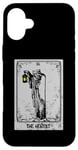 iPhone 16 Plus Vintage The Hermit Tarot Card Gothic Retro Mystic Occult Men Case