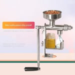 Stainless Steel Hand Operated Household DIY Mini Oil Press Peanut Oil Olive Oil