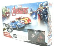 NEW Marvel Avengers Slot Car Racing System Figure of 8 Kart Track with 2 Cars