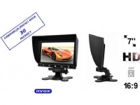 Nvox Bil- eller fristående monitor LCD 7 HD AV med stöd för upp till 2 kameror 4PIN 12V ... (NVOX