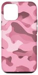 iPhone 13 Pro Pink Camouflage Pattern Tactical Girls Women Pink Camo Case