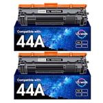 Uniwork Toner Cartridge Replacement for HP CF244A 44A Compatible with Laserjet Pro M15w M15a MFP M28w M28a (Black, 2-Pack)