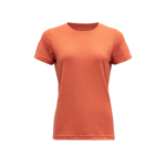 Devold Eika Tee, t-skjorte i ull dame Coral GO 180 291 B 121A L 2020