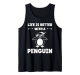 Little Penguins animal cute life is better with a Penguin Tank Top