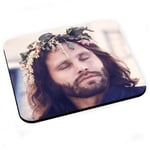 Tapis de souris Jim morrison couronne de fleur the doors photo vintage