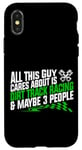 iPhone X/XS Dirt Track Racing Race Sprint Car Vintage All This Guy Cares Case