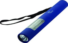 Voltman DIO065076 Lampe 2 en 1 Torche et Baladeuse 25 LED Bleu