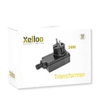 Xelloo Transformateur 24 W pour augmenter le nombre de luminaires par ligne d'éclairage, adapté à tous Xelloo et kits d'éclairage extérieur GardenLights 12V