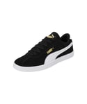 PUMA Mixte Club II Sneaker, Black White Gold, 39 EU