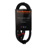 Rockline standard mikrofonkabel 3m XLR/XLR