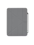 Pipetto iPad 10.9" (10:th gen) Origami No3 Pencil Case - Dark Grey