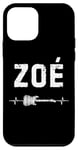 Coque pour iPhone 12 mini Zoé Guitare Battement De Coeur Musique Guitariste