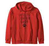 Obsessed Chow Chow Lady Funny Chow Chow Mama Shirt Dog Lover Zip Hoodie