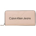 Portefeuille Calvin Klein Jeans  Compagnon  ref 59257 TGE Beige 19*10*2 cm