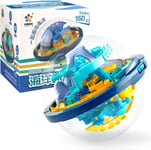 Barrières 3d Labyrinthe Balle,Labyrinthe Sphérique,Jouets Labyrinthe Spherical,Boule De Labyrinthe 3d Maze,3d Labyrinthe Boule,Labyrinthe Ball Puzzle Toy (Couleur150)