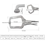 Clamps For Woodworking CShaped T Tracks Woodworking 11in Locking Pliers