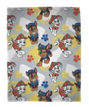 Paw Patrol Splodge Blanket Children's Soft Fleece Throw Grey 100cm x 150cm