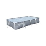 Piscine hors sol tubulaire Bestway Steel Pro™ - 366 x 201 x 66 cm - Rectangulaire - décor graphique