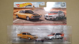 Hot Wheels Premium 2-pack 1973 Holden Monaro GTS & 1977 Holden Torona A9X (C19)