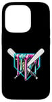 iPhone 14 Pro Baseball Home Plate Drip 2 Ice-Cream for Softball Case