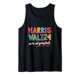 HARRIS WALTZ24 We're Not Going Back. Colorful Bold Lettering Tank Top