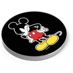 ERT GROUP Disney Mickey Mouse Wireless Charger, Wireless Charging Station for Phone or Tablet, Adults or Kids, Wireless Charging Pad Designed for iPhone Charger, Samsung Charger and more, Mickey/Black