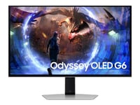 Samsung Odyssey OLED G6 S27DG602SU - OLED-monitor - 27" - 2560 x 1440 QHD @ 360 Hz - 250 cd/m² - 1000000:1 - HDR10+ Gaming - 0.03 ms - 2xHDMI, Displa