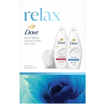 Dove Body Wash Collection Gift Set Cleans Smoother Skin Relax 3 Piece