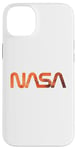 Coque pour iPhone 14 Plus Logo rétro de la NASA Mars Worm Patch Space Exploration Graphic