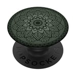 Alpine Green Mandala Phone 13 Pro Max Alpine Green PopSockets Swappable PopGrip