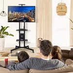 Yaheetech Mobile TV Stands with Wheels for 32-75 inch Plasma/LCD/LED Screens, TV