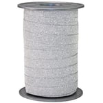 Glitterband 10mmx100m silver