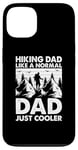 Coque pour iPhone 13 Papa en randonnée comme un père normal, juste plus cool - Daddy Hiking