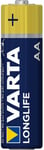 Varta Longlife AA/LR6 Batteri - 10-p, 20-p, 4-p - 20-pack