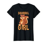 Animal Lover Funny Squirrel Girl T-Shirt