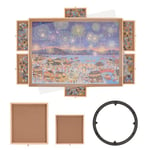 VEVOR Planche de Puzzle 2000PCs Table de Puzzle 1021x747 mm avec 6 Tiroirs et Couverture Plateau Casse-Tête Rotatif à 360° et Portable Organisateur de Puzzle pour Amateurs de Puzzle Enfants Adultes