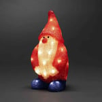 Konstsmide Acrylic Santa : 32 LED Christmas Decoration : UK Plug : 31cm