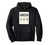 Keto Mode Fat Protein Carbs Low Carb Diet Pullover Hoodie