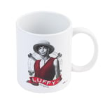 Grupo Erik - Mug One Piece, Luffy 350ml | Tasse en Céramique Sous Licence Officielle | Mug Café & Thé, Idée Cadeau Geek, Anniversaire ou Noël