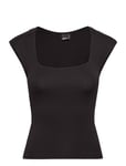 Gina Tricot Soft Touch Tight Top Svart